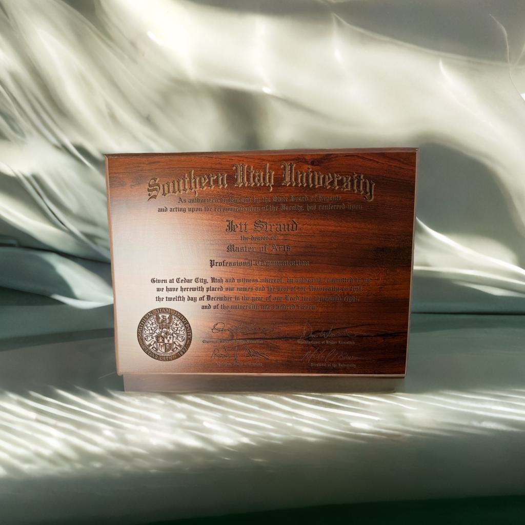 dark degree frame