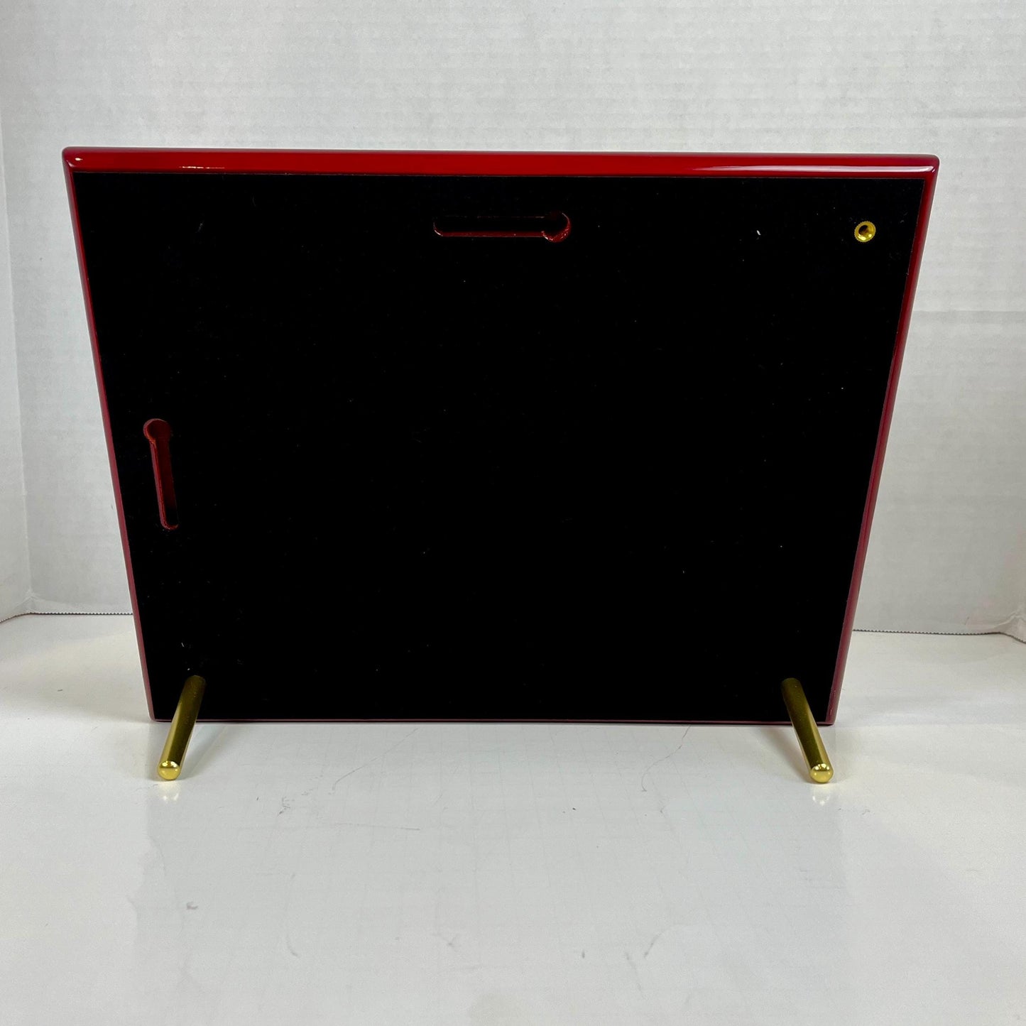 back of floating glass diploma frame