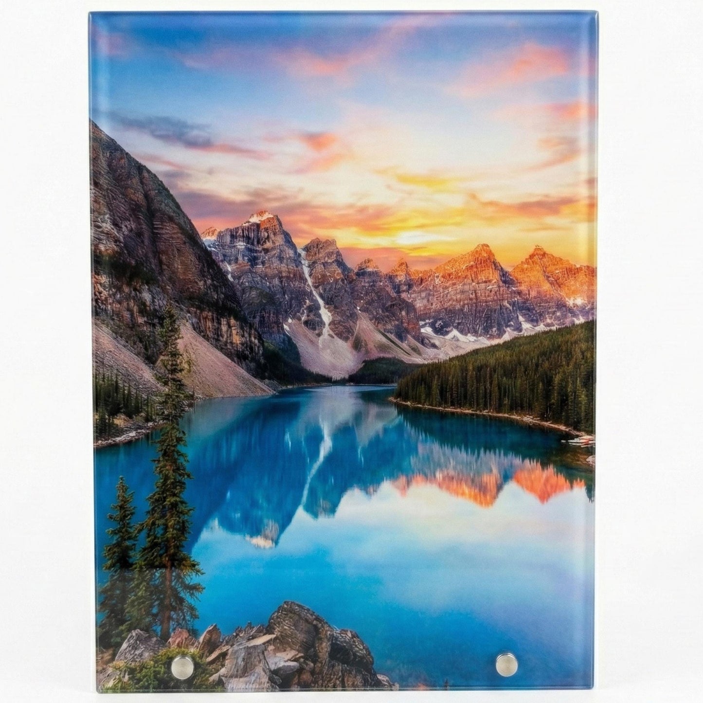 Sublimation Glass Blanks Multiple Sizes with Standoff Pegs – High-Definition Crystal Sublimate Supplies