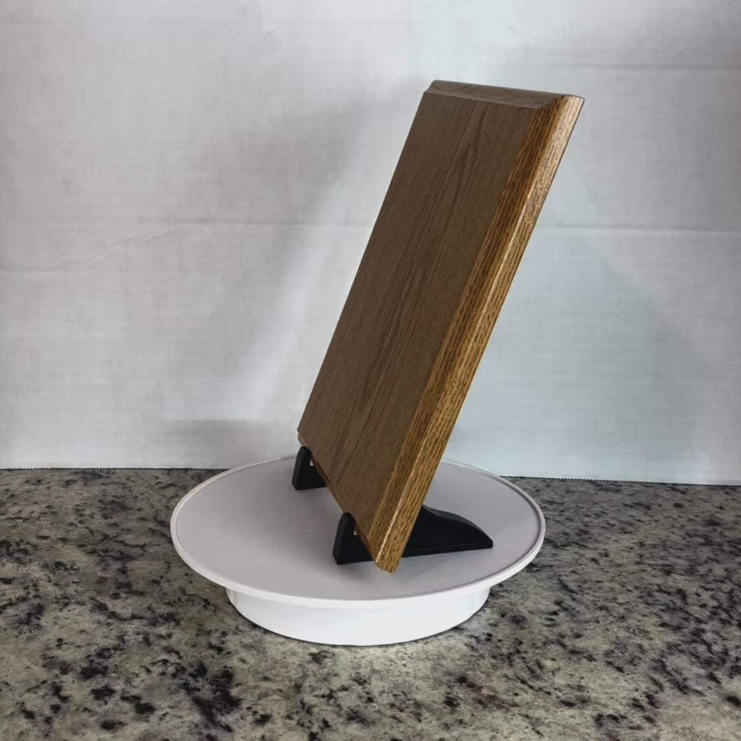 oak blank plaque overview