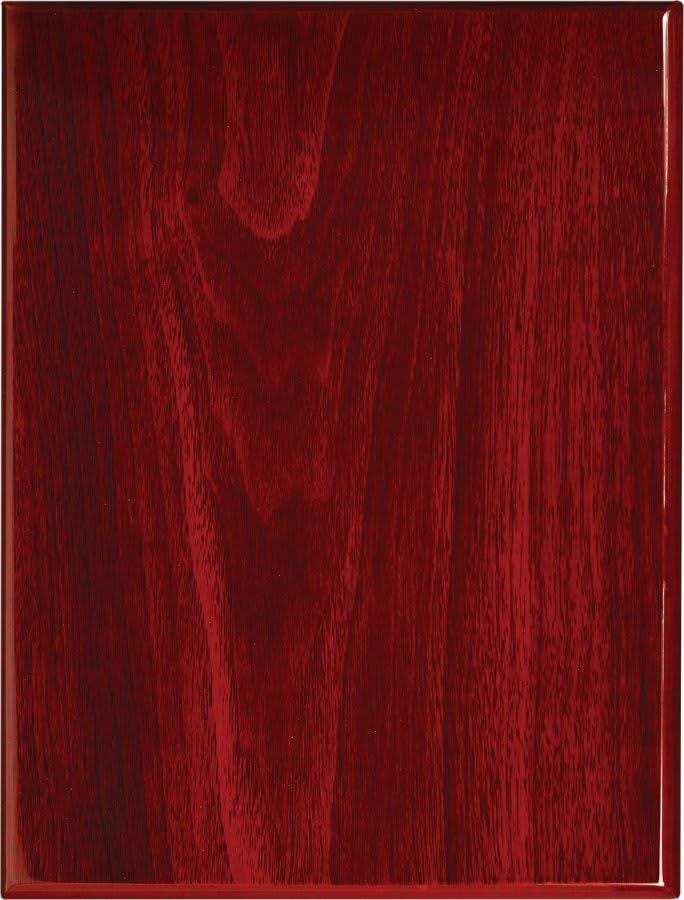 rosewood red plaque sign blank
