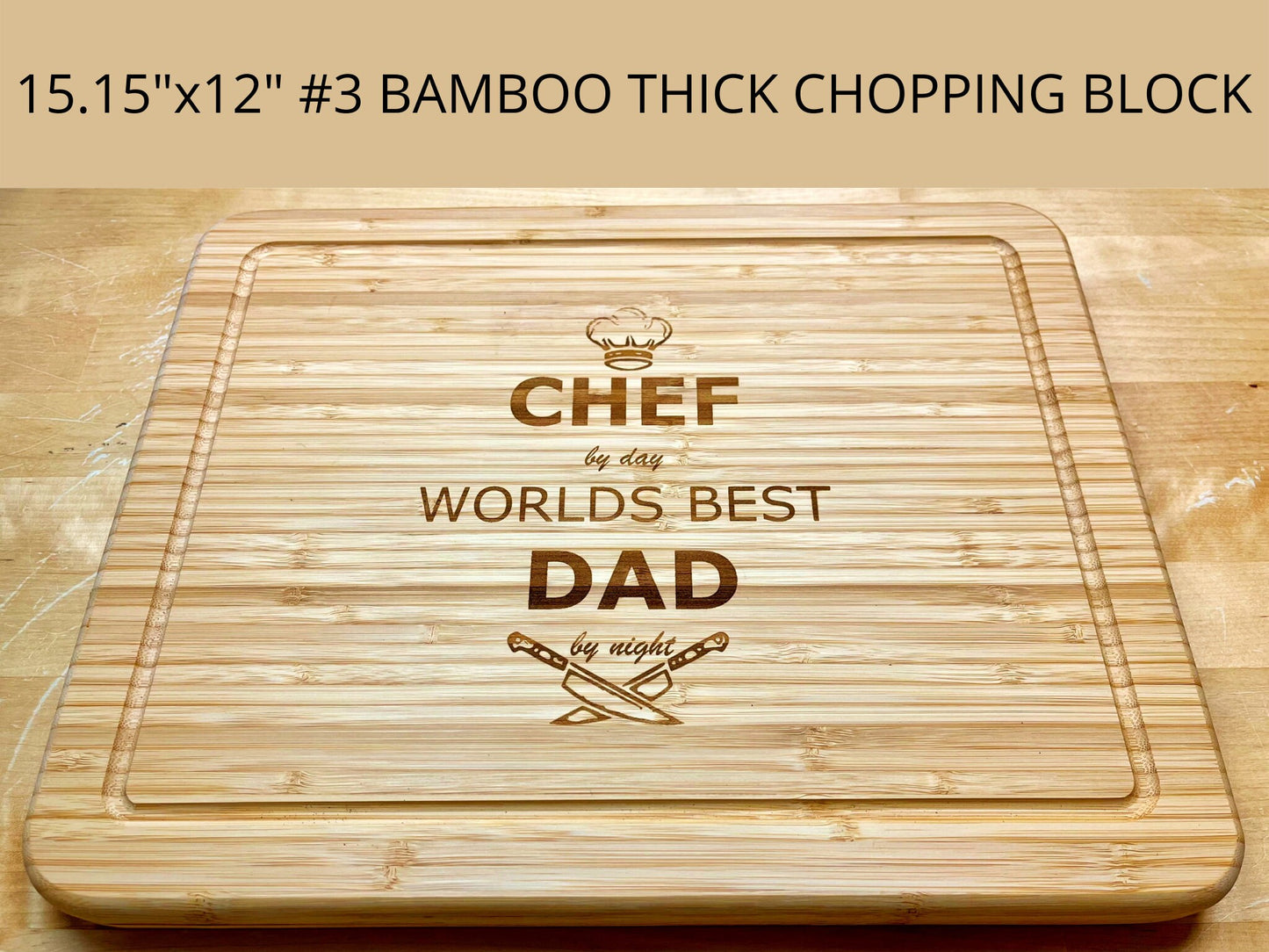 Engraved Cutting Board, Custom Bamboo Board, 18x13" Dimensions, Recipe Cutting Board, Bamboo Cutting Board Large, Bamboo Serving Tray