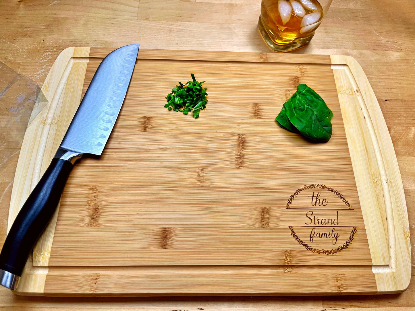 Engraved Cutting Board, Custom Bamboo Board, 18x13" Dimensions, Recipe Cutting Board, Bamboo Cutting Board Large, Bamboo Serving Tray
