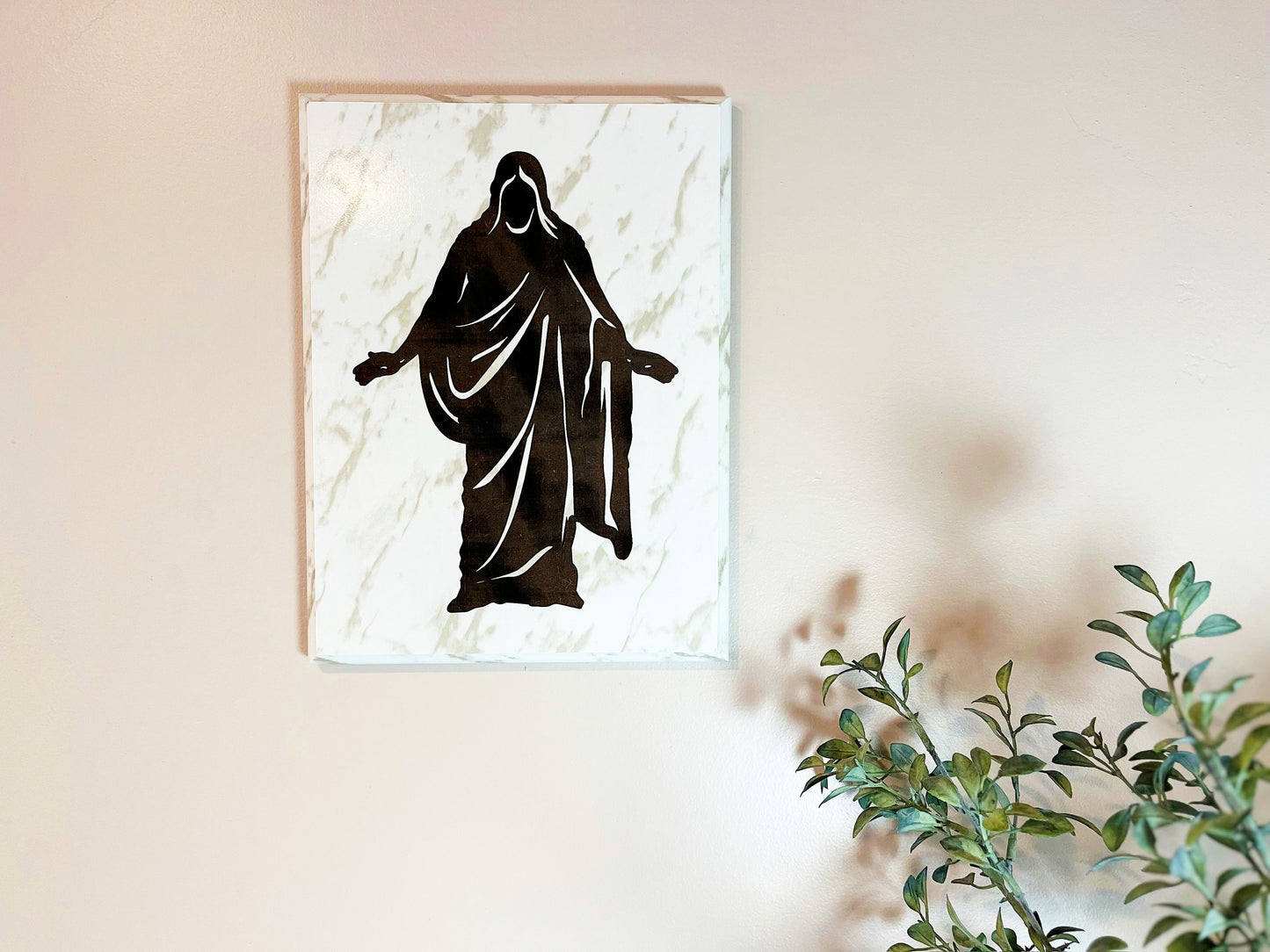 LDS Living Christ, Marble Faith Plaques, LDS Wall Decor, The Family Proclamation, The Christus Set