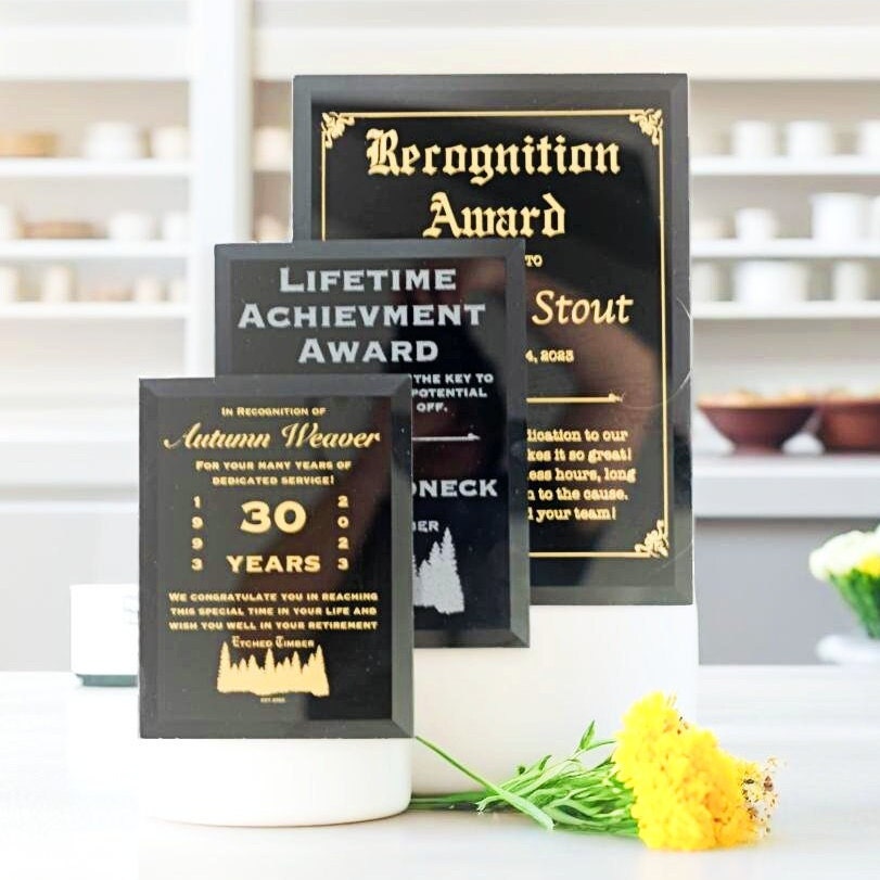 Customizable Recognition Award, Achievement Award, Recognition Plaque, Award Plaque,Recognition Gift, Employee Award, Participation Award