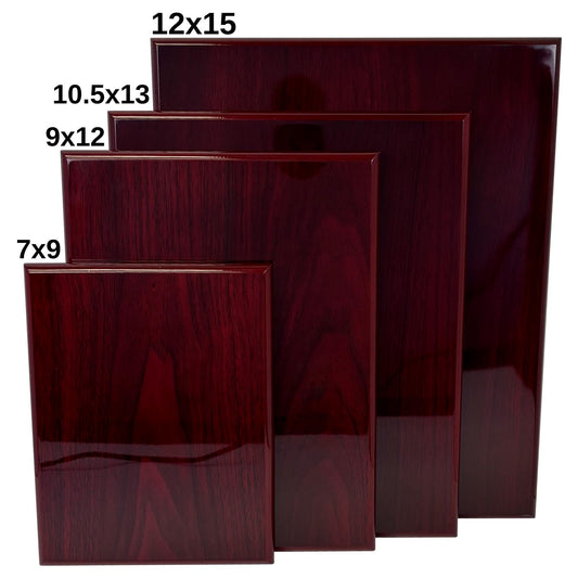 12x15 inch 10.5x13 inch 9x12 inch 7x9 inch piano high gloss plaque blank red