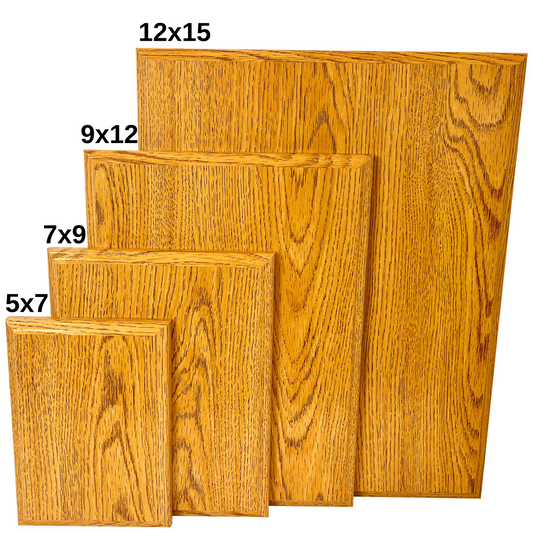 12x15 inch 9x12 inch 7x9 inch 5x7 inch wood laser engraving blank