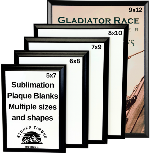 5x7 6x8 7x9 8x10 9x12 inch sublimation blanks