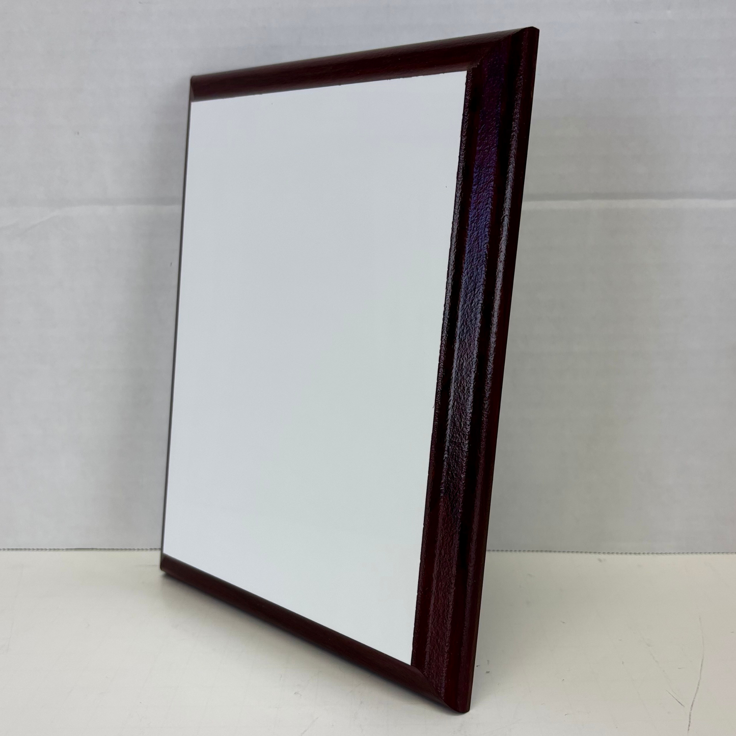 Cherry Finish Sublimation Plaque – UV-Coated, Made in USA, Multiple Sizes
