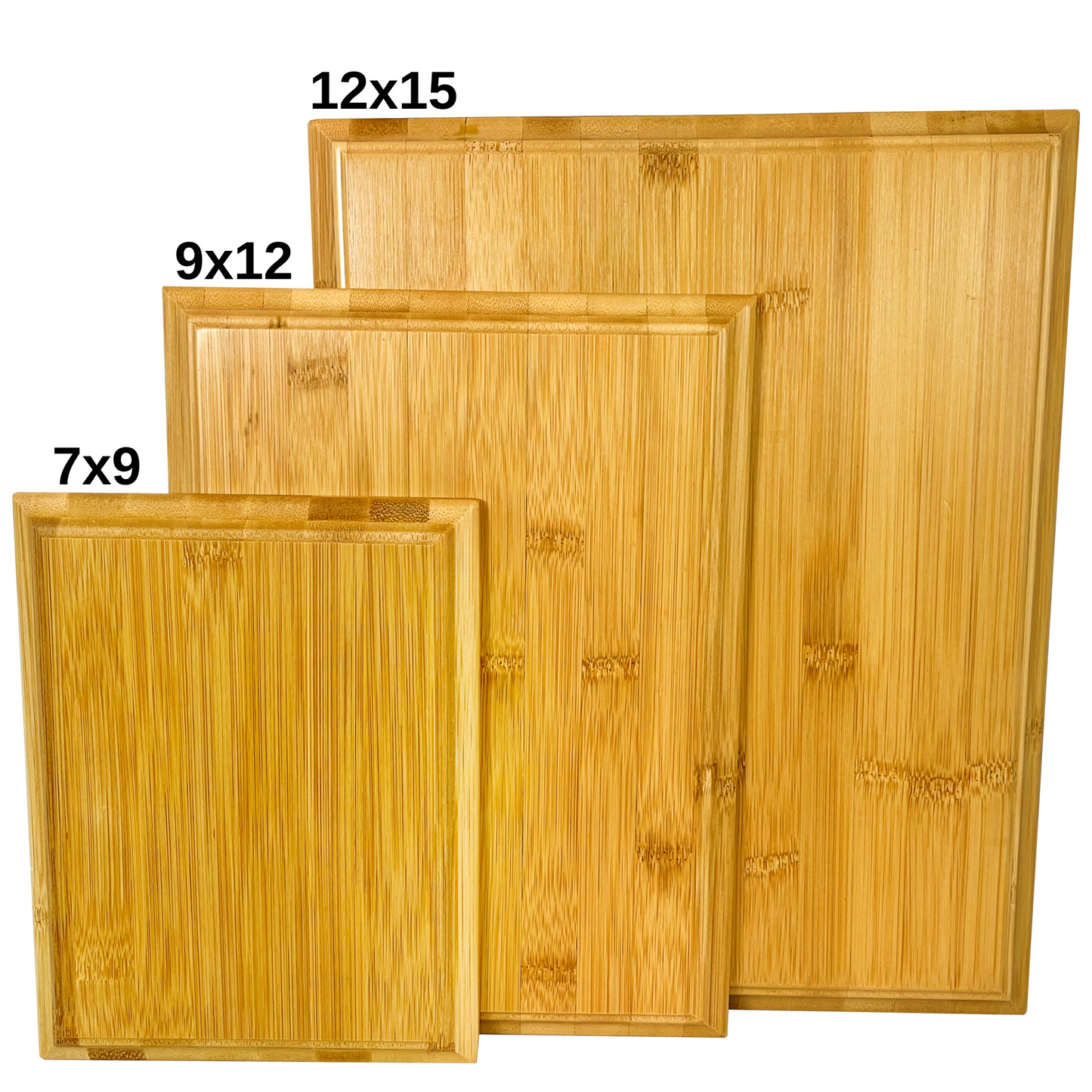 Bamboo plaque blank 7x9 inch, 9x12 inch, 12x15 inch