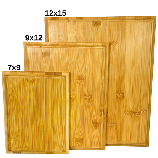 Bamboo plaque blank 7x9 inch, 9x12 inch, 12x15 inch