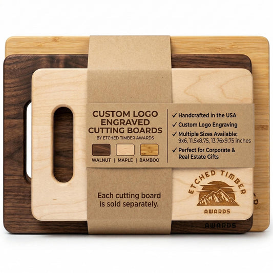 Custom Logo Engraved Cutting Board 