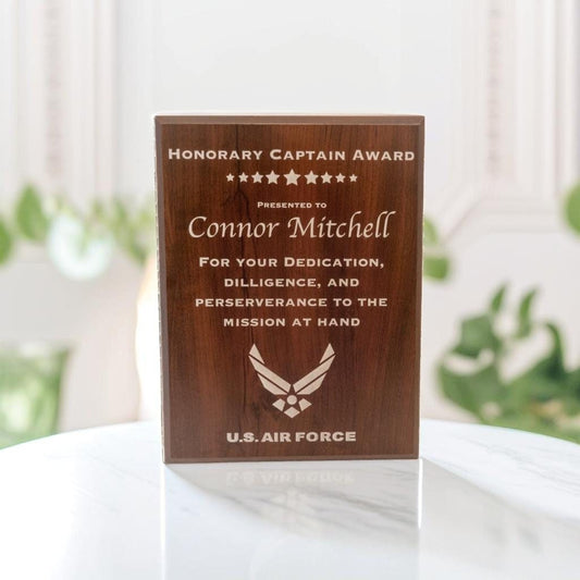 Military plaque award