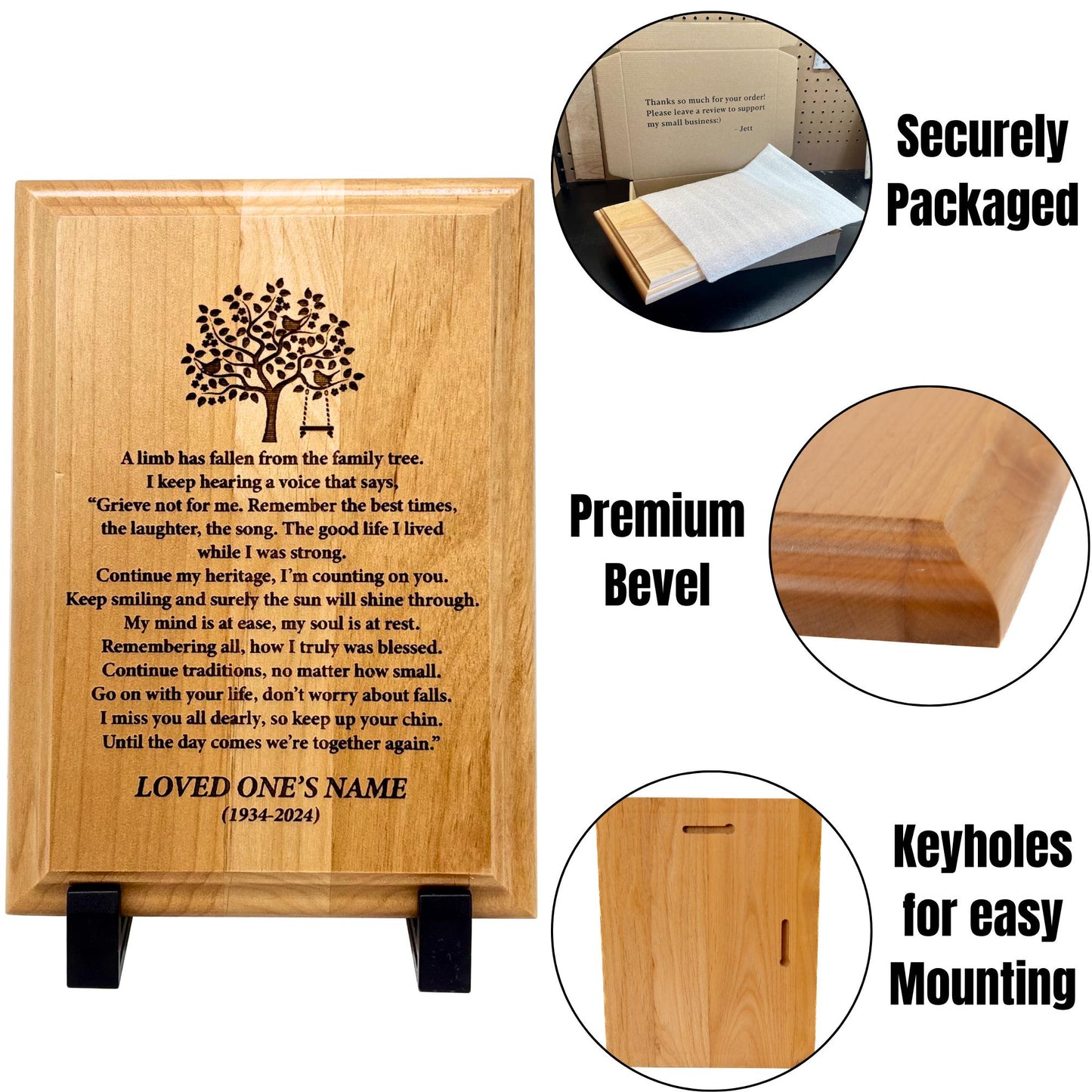alder loss of loved one sympathy gift
