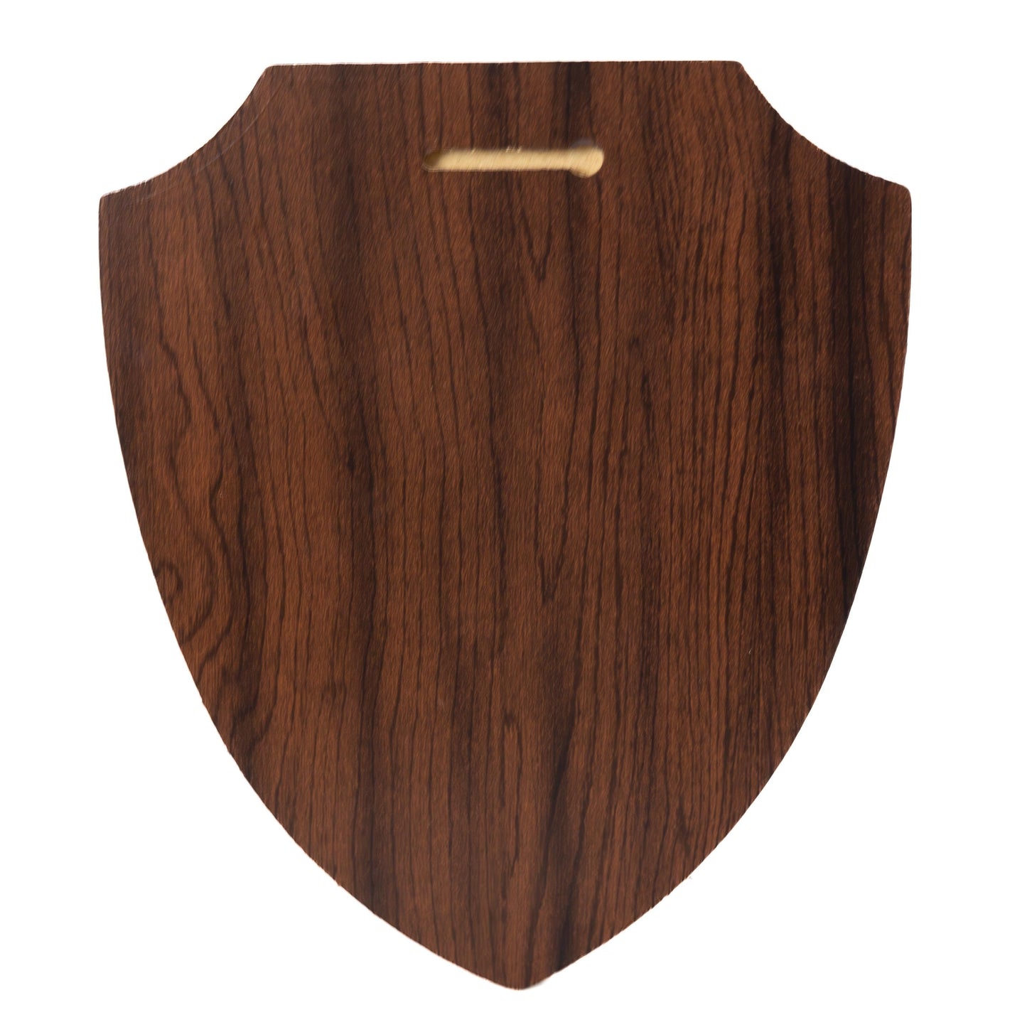 back side of shield plaque