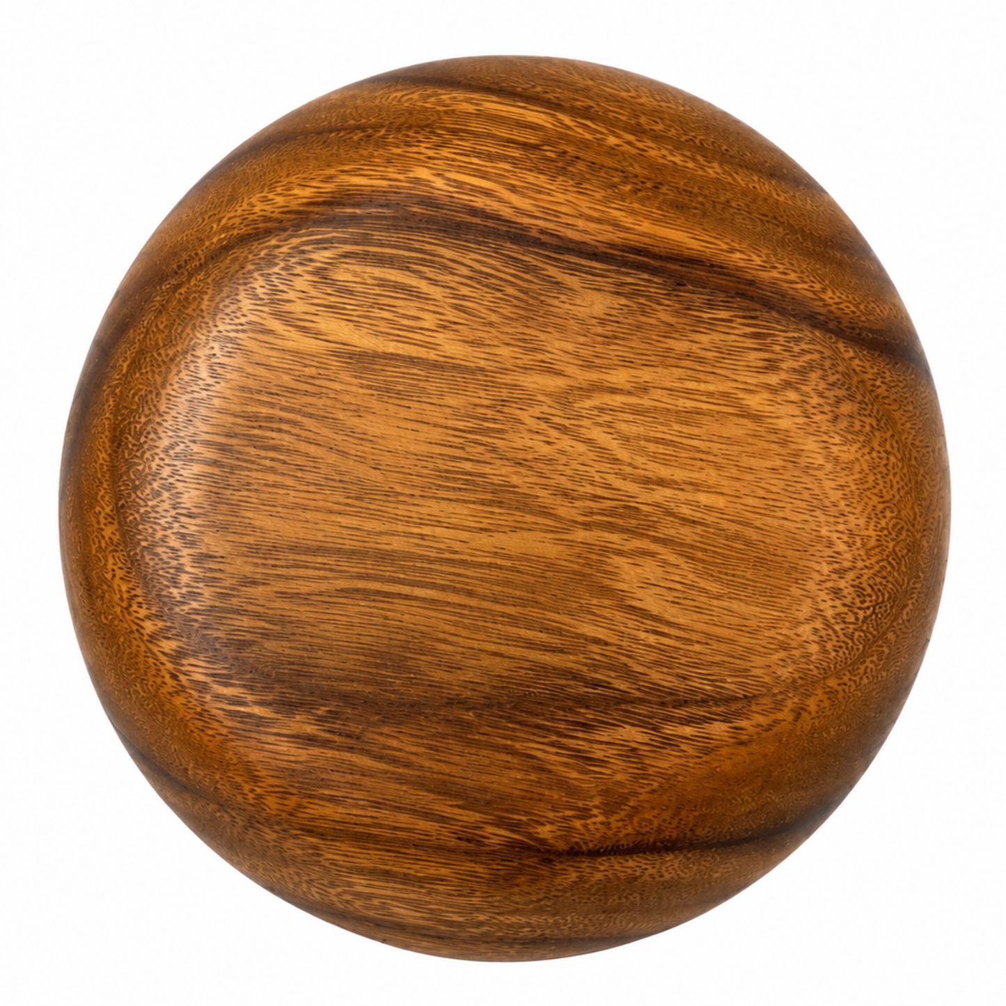 Handcrafted Hawaiian Acacia Wood Bowl – Organic Wooden Salad & Serving Bowl
