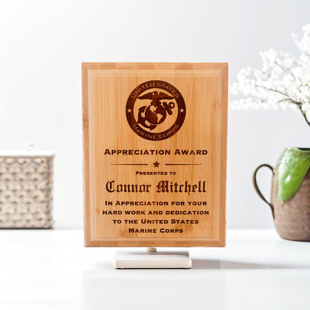 bamboo appreciation award for marines