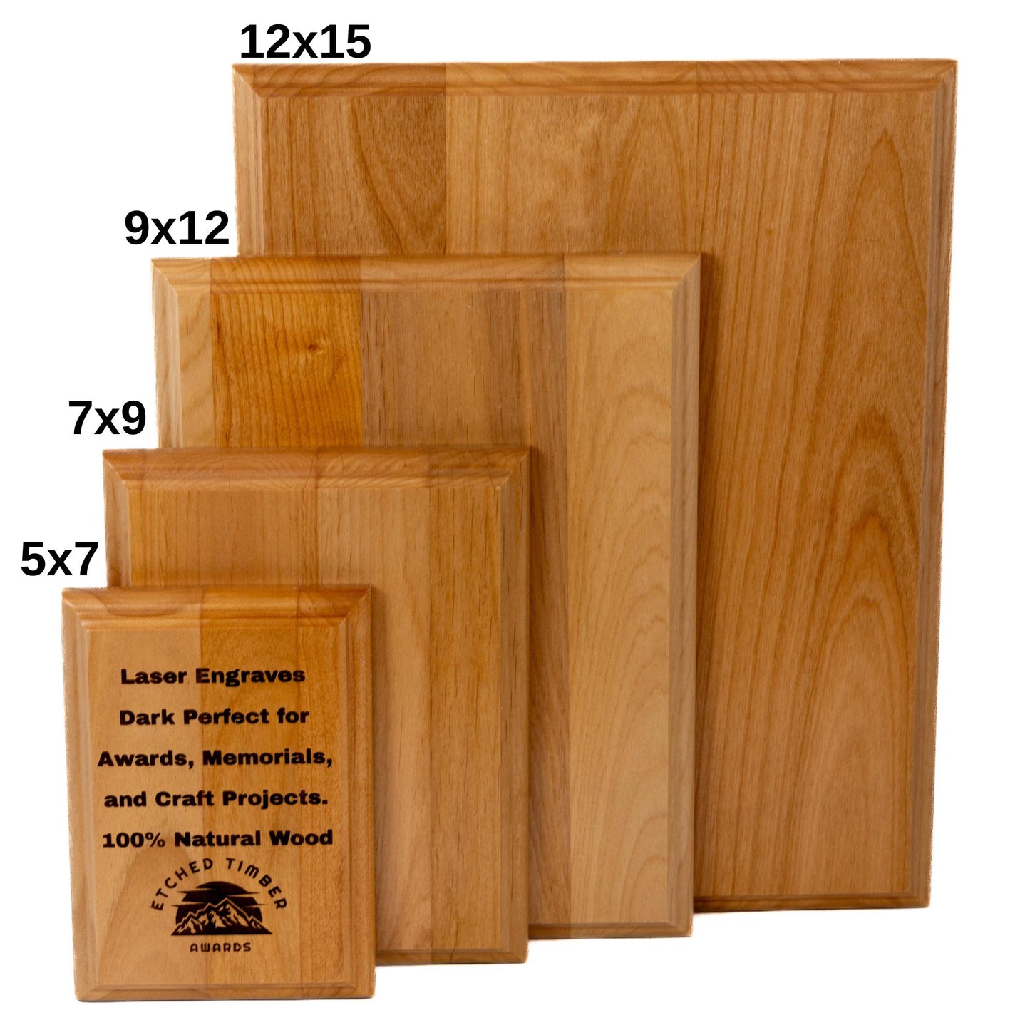 blank wood plaque sizes 5x7 7x9 9x12 12x15 inch