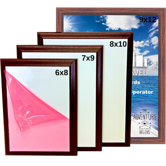 cherry finish sublimation blank plaque