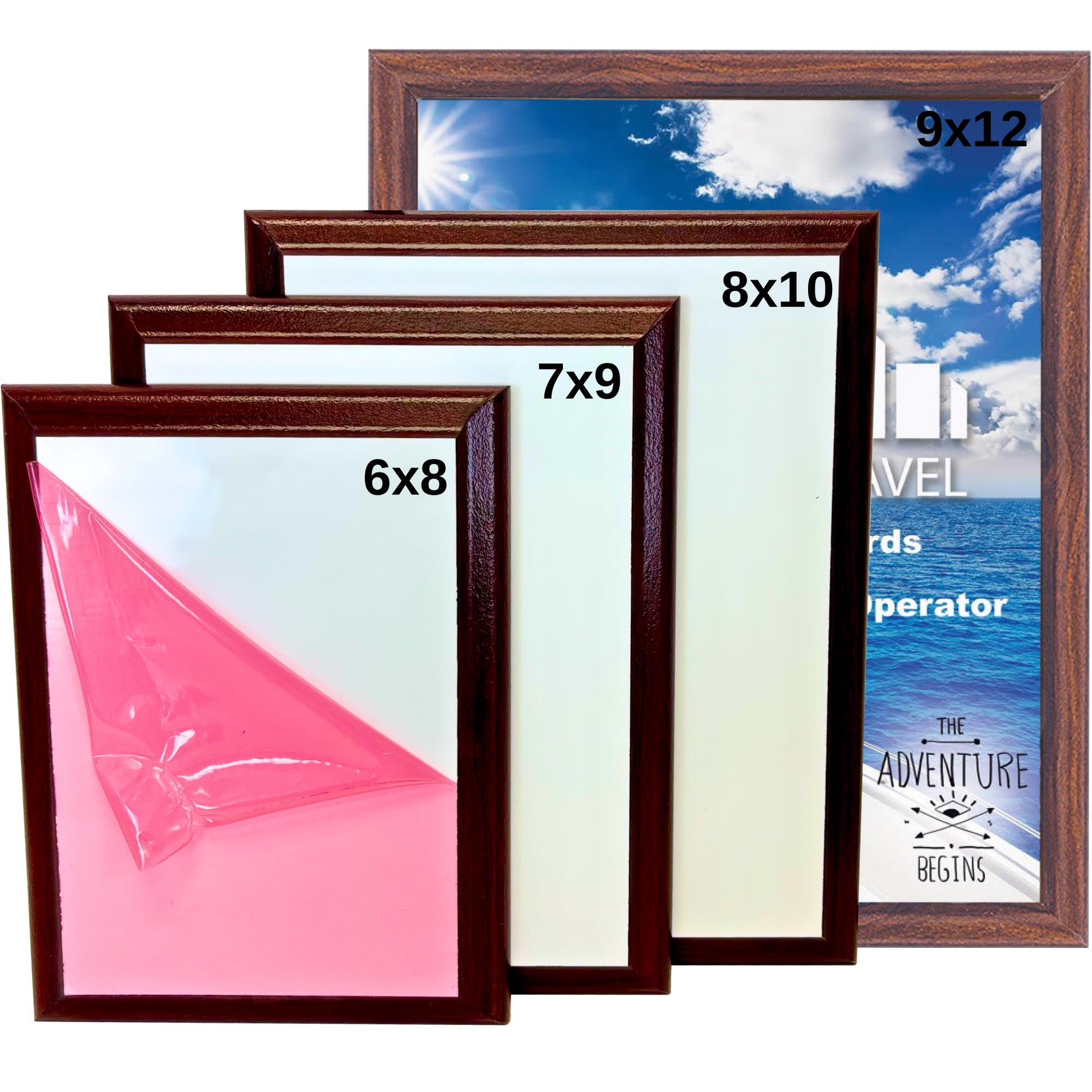 cherry sublimation blanks 6x8 inch 7x9 inch 8x10 inch 9x12 inch