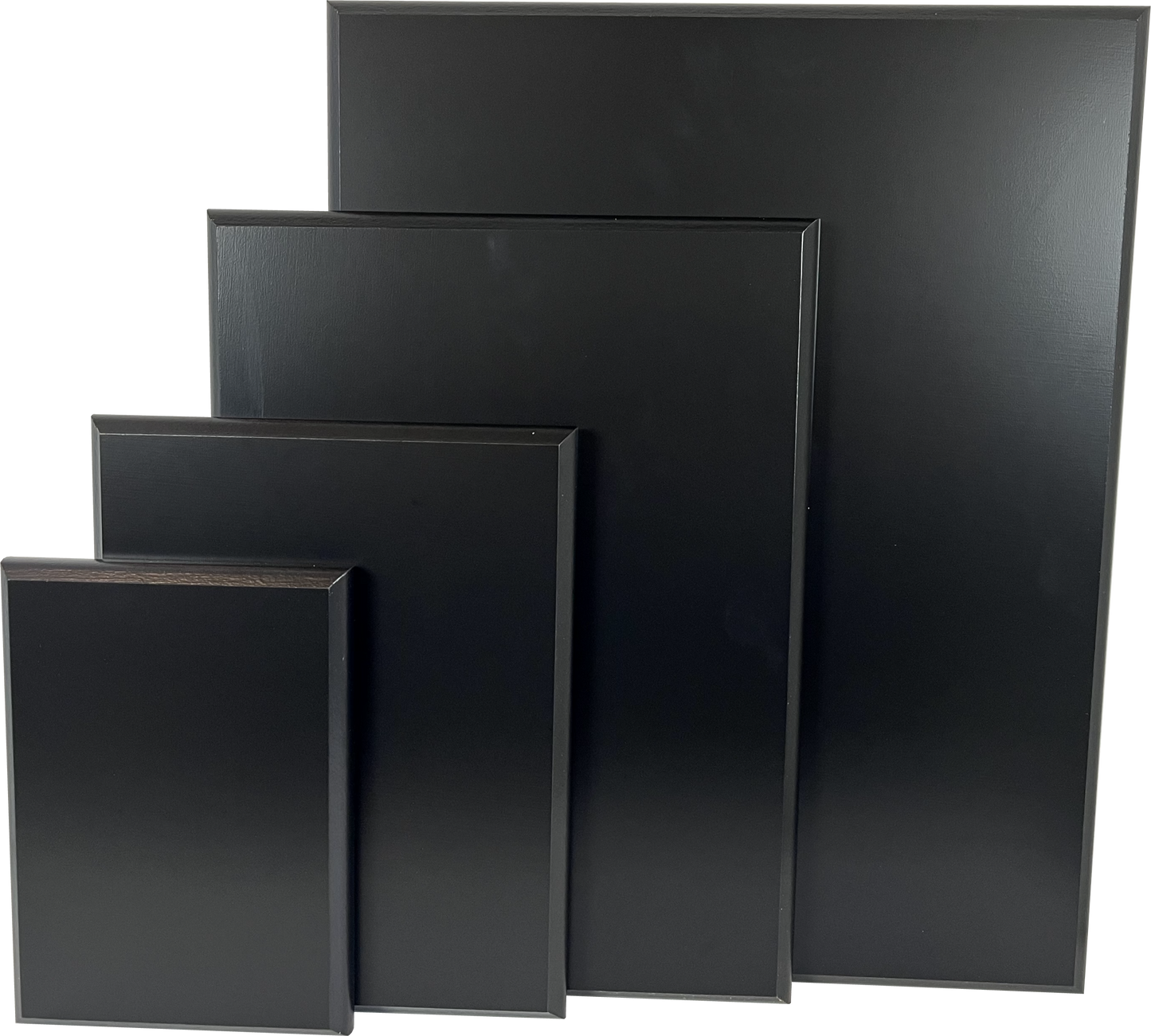 12x15 inch plaque blank black finish