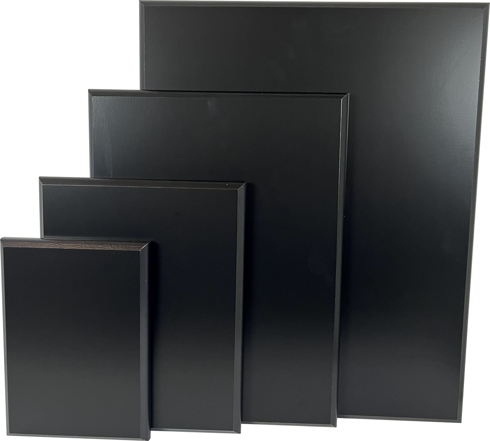 12x15 inch plaque blank black finish