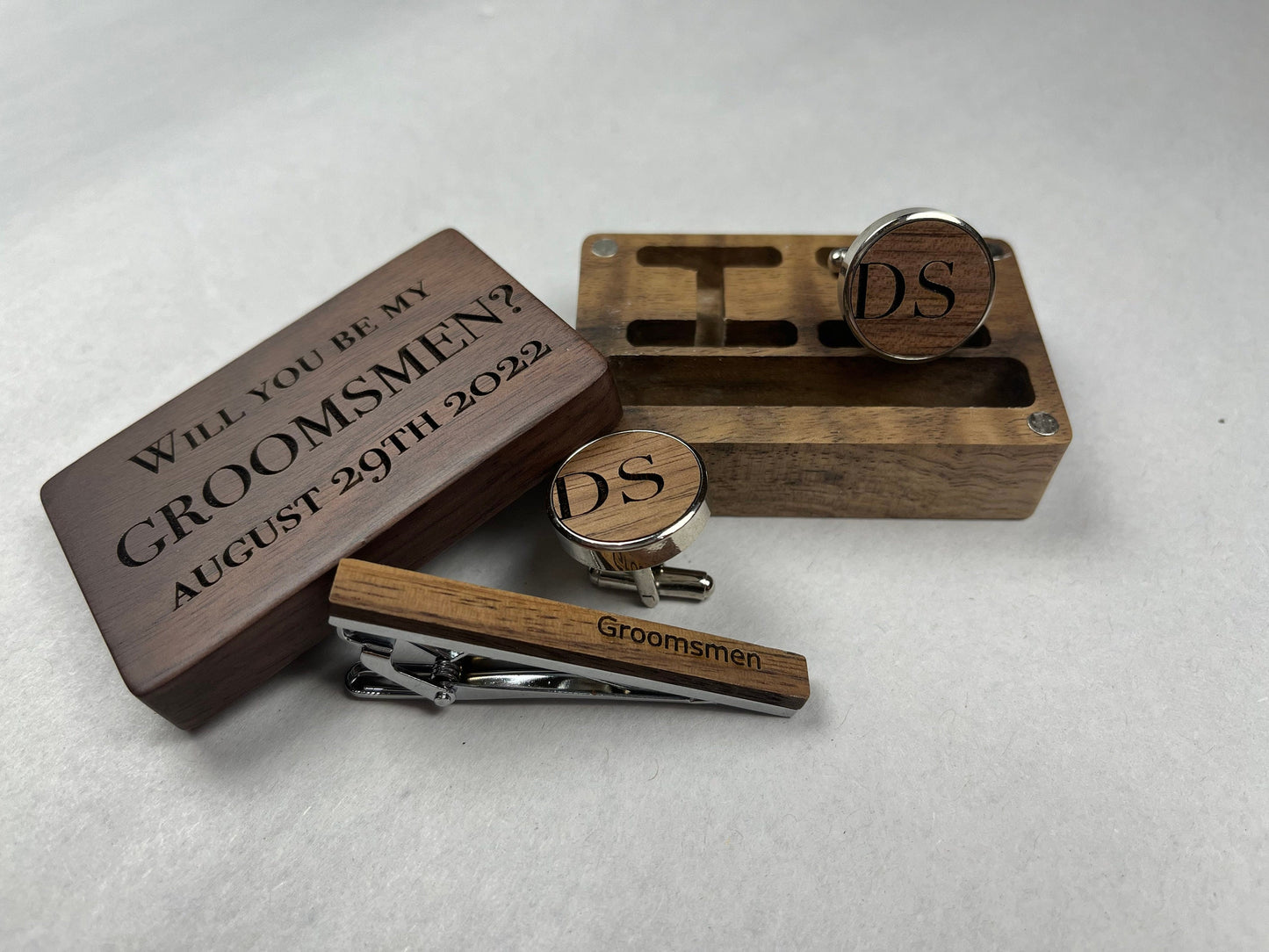 LDS Missionary Tie Clip and Cuff Link Box Set, Elder Missionary Tie Gifts.