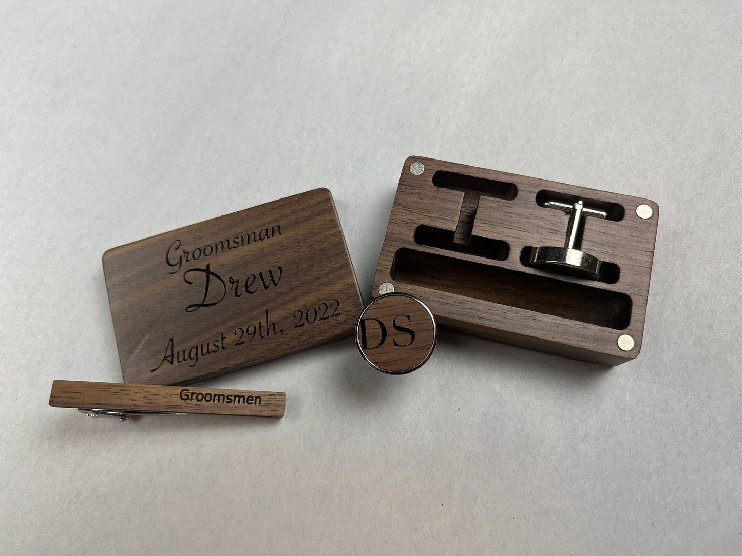 LDS Missionary Tie Clip and Cuff Link Box Set, Elder Missionary Tie Gifts.