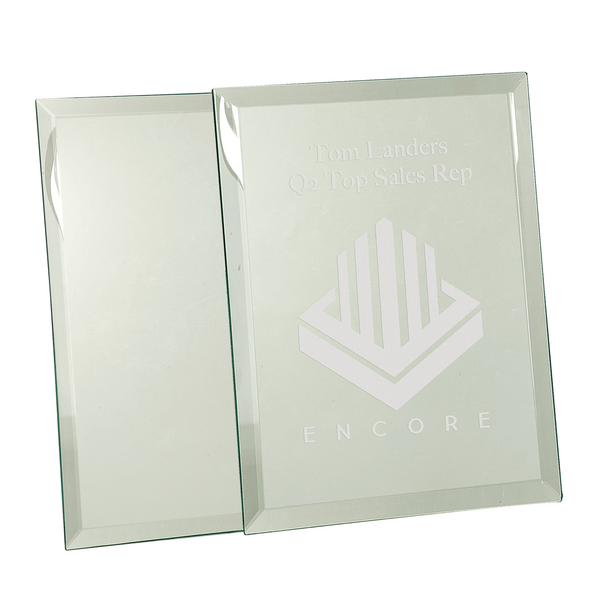 glass mirror plaque blank