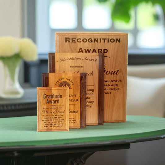 wood award plaques