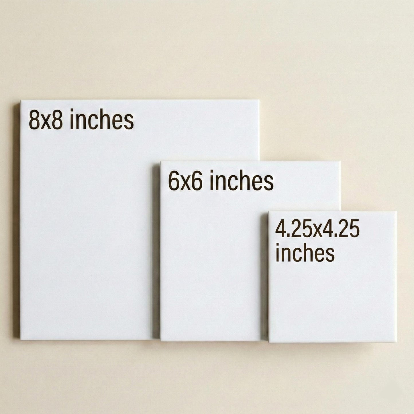 Sublimation Tile Blank - Gloss Finish for Custom Photos & Art - Multiple Sizes - Durable Ceramic for DIY Murals, and Home Decor