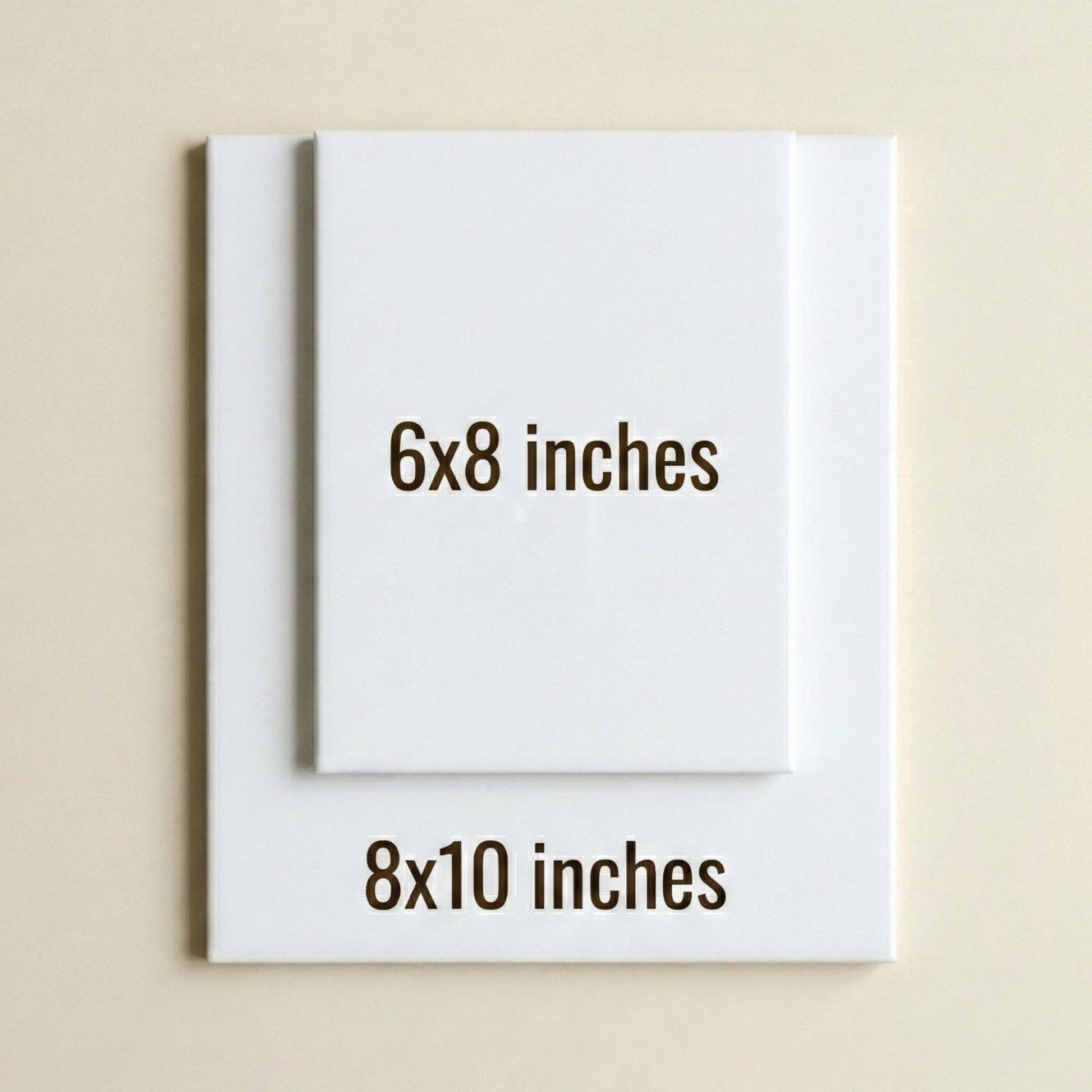 Sublimation Tile Blank - Gloss Finish for Custom Photos & Art - Multiple Sizes - Durable Ceramic for DIY Murals, and Home Decor