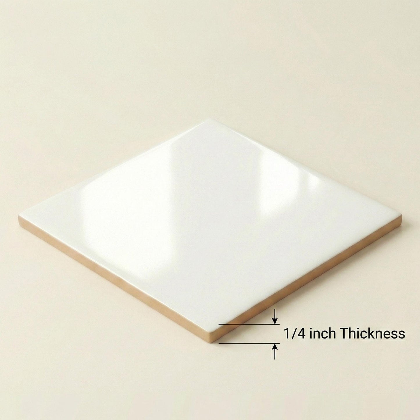 Sublimation Tile Blank - Gloss Finish for Custom Photos & Art - Multiple Sizes - Durable Ceramic for DIY Murals, and Home Decor