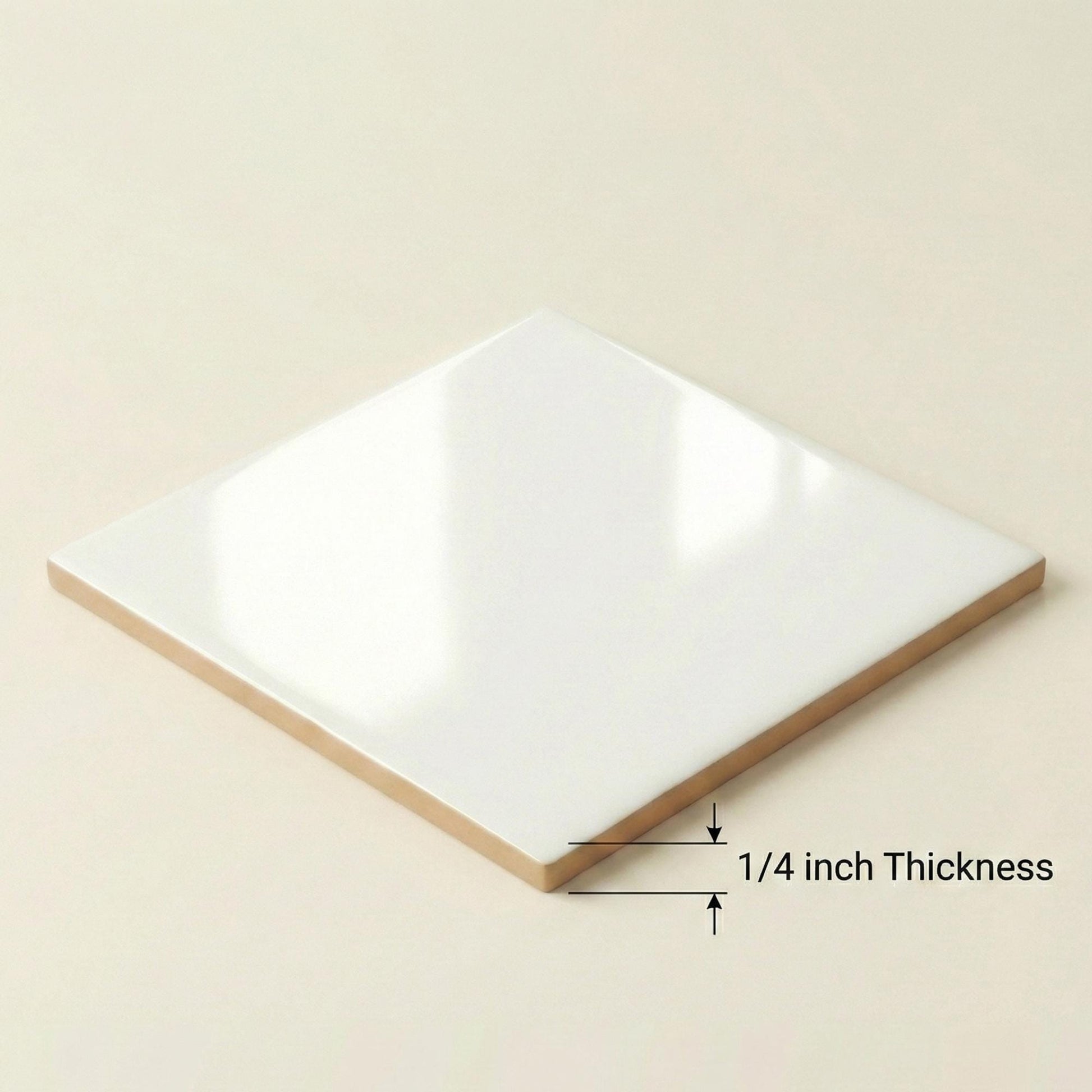 Sublimation Tile Blank - Gloss Finish for Custom Photos & Art - Multiple Sizes - Durable Ceramic for DIY Murals, and Home Decor