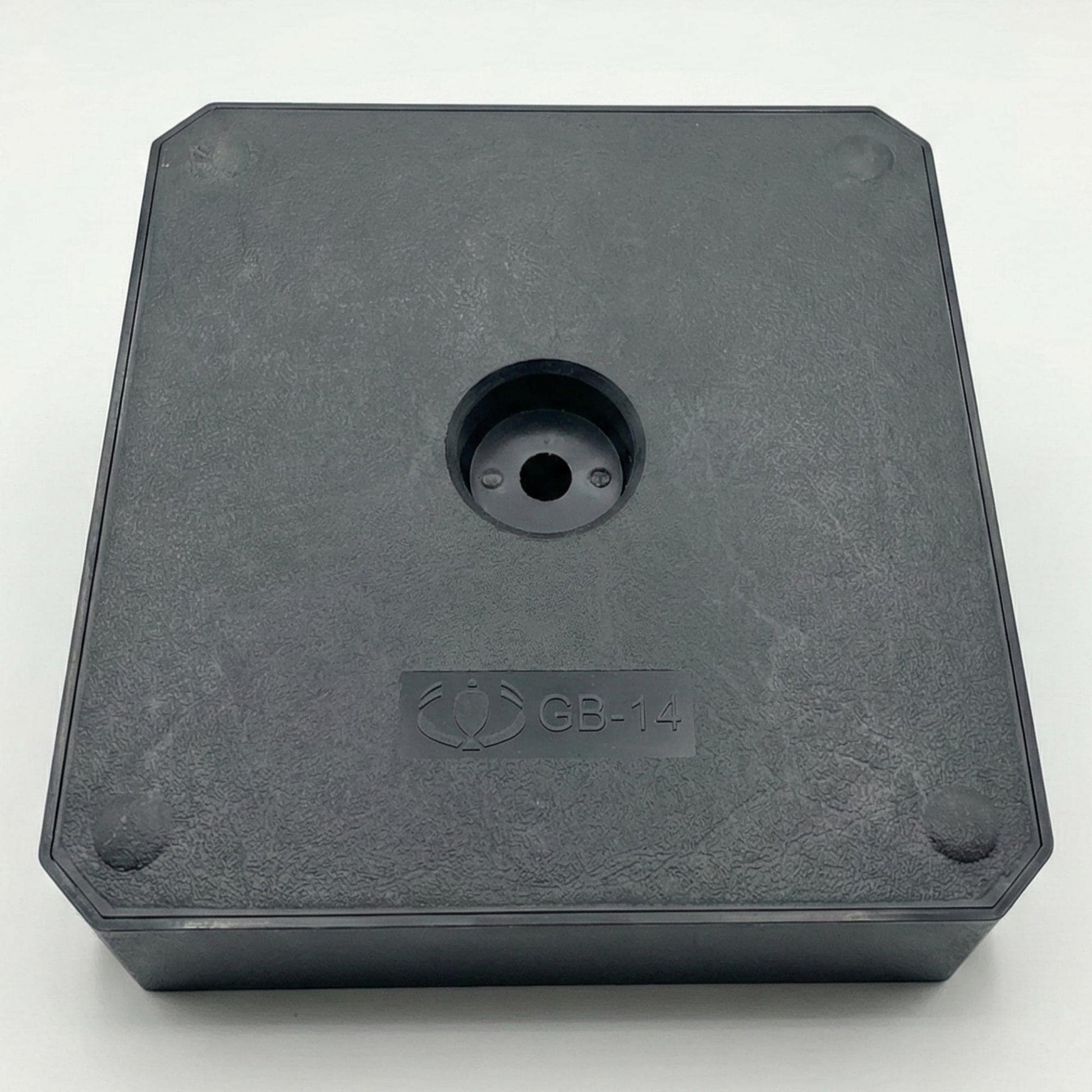 Premium Black Gloss Display Base – Weighted Square Pedestal for Trophies, Sculptures, 3D Prints, & Crafts – Heavy-Duty Riser Stand