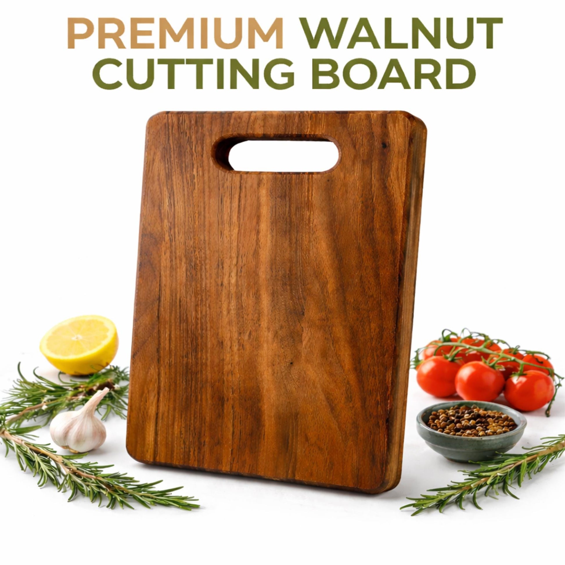 Handcrafted Walnut Wood Cutting Board Blank Made in the USA | Multiple Sizes -Chopping Board | Serving Tray