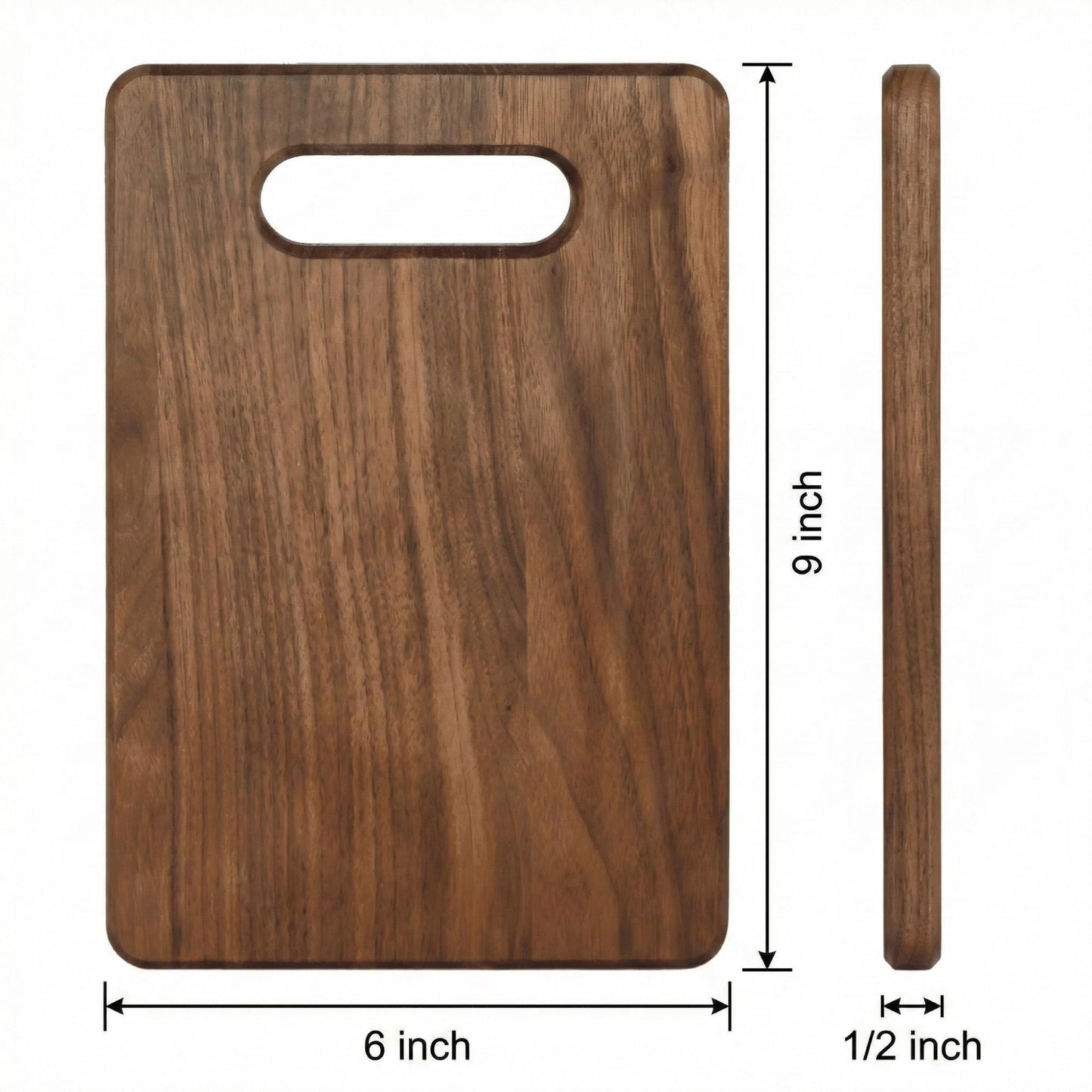 Handcrafted Walnut Wood Cutting Board Blank Made in the USA | Multiple Sizes -Chopping Board | Serving Tray