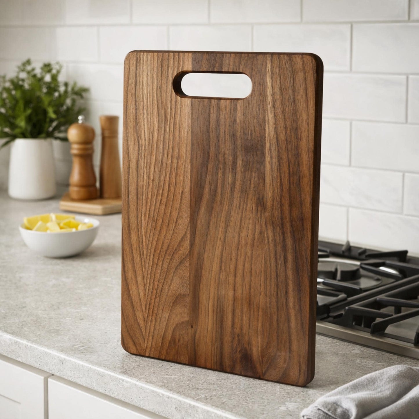 Handcrafted Walnut Wood Cutting Board Blank Made in the USA | Multiple Sizes -Chopping Board | Serving Tray