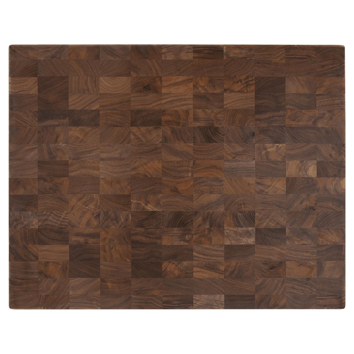 Handcrafted End Grain Walnut Chopping Block, Reversible Butcher Block Cutting Board, Made in USA, Heavy Duty Wooden Chopping Board
