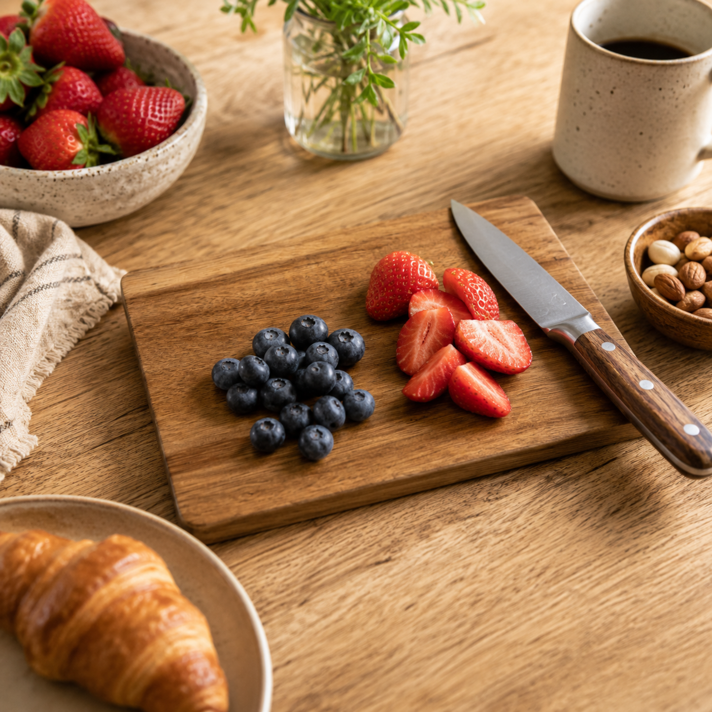 Handcrafted Acacia Wood Cutting Board – Premium Eco-Friendly Chopping Board