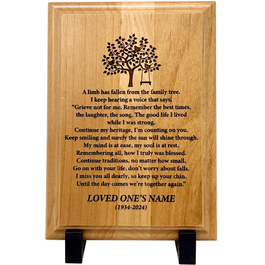 limb has fallen sign grevance gift