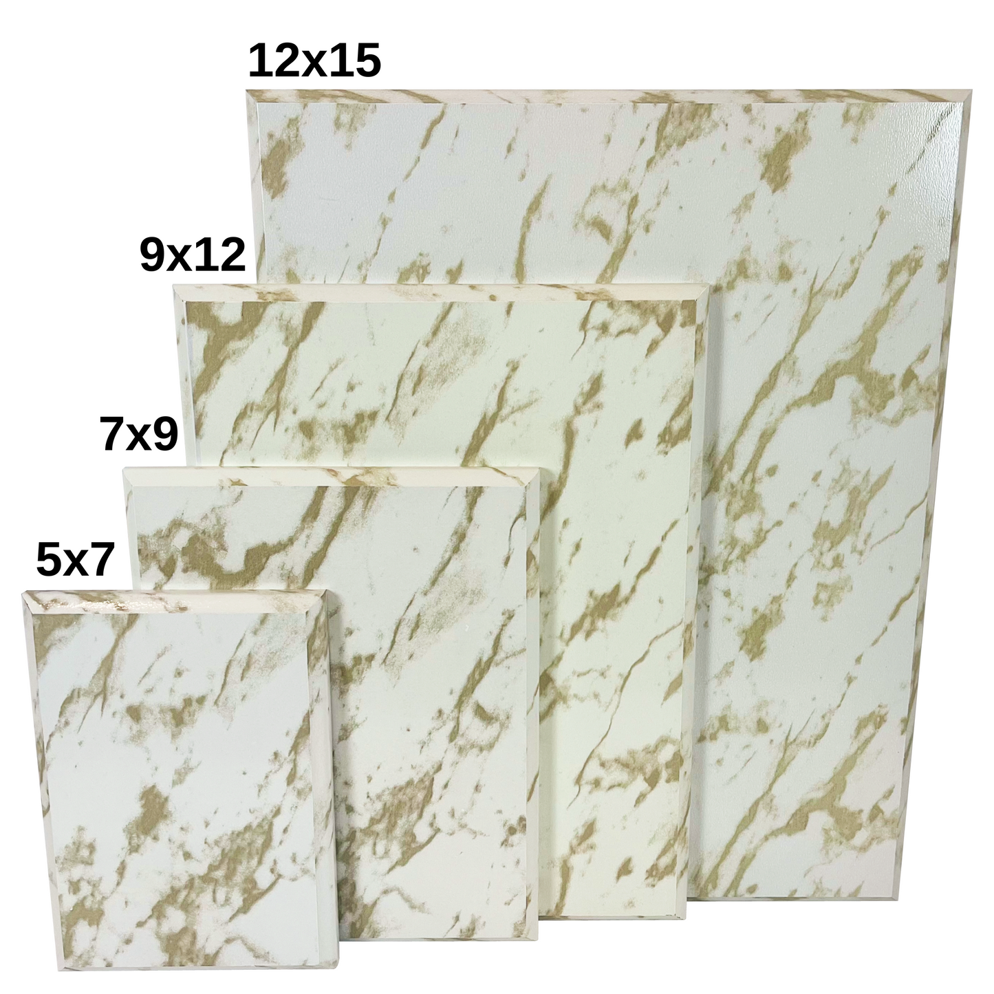 marble finish plaque blank 12x15 inch 9x12 inch 7x9 inch 5x7 inch