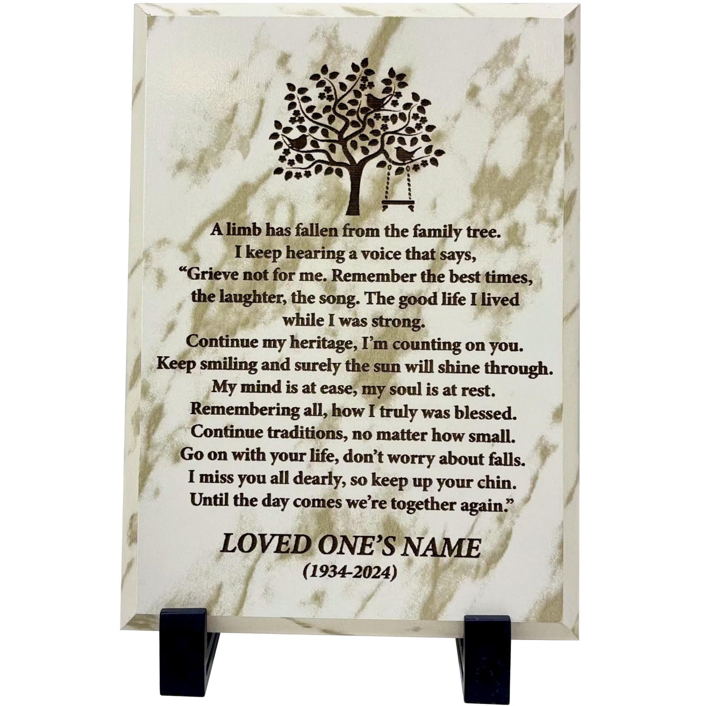 marble grieve not for me gift 