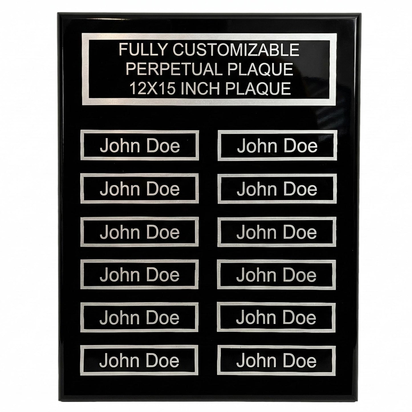 perpetual plaque 12 plate monthly award