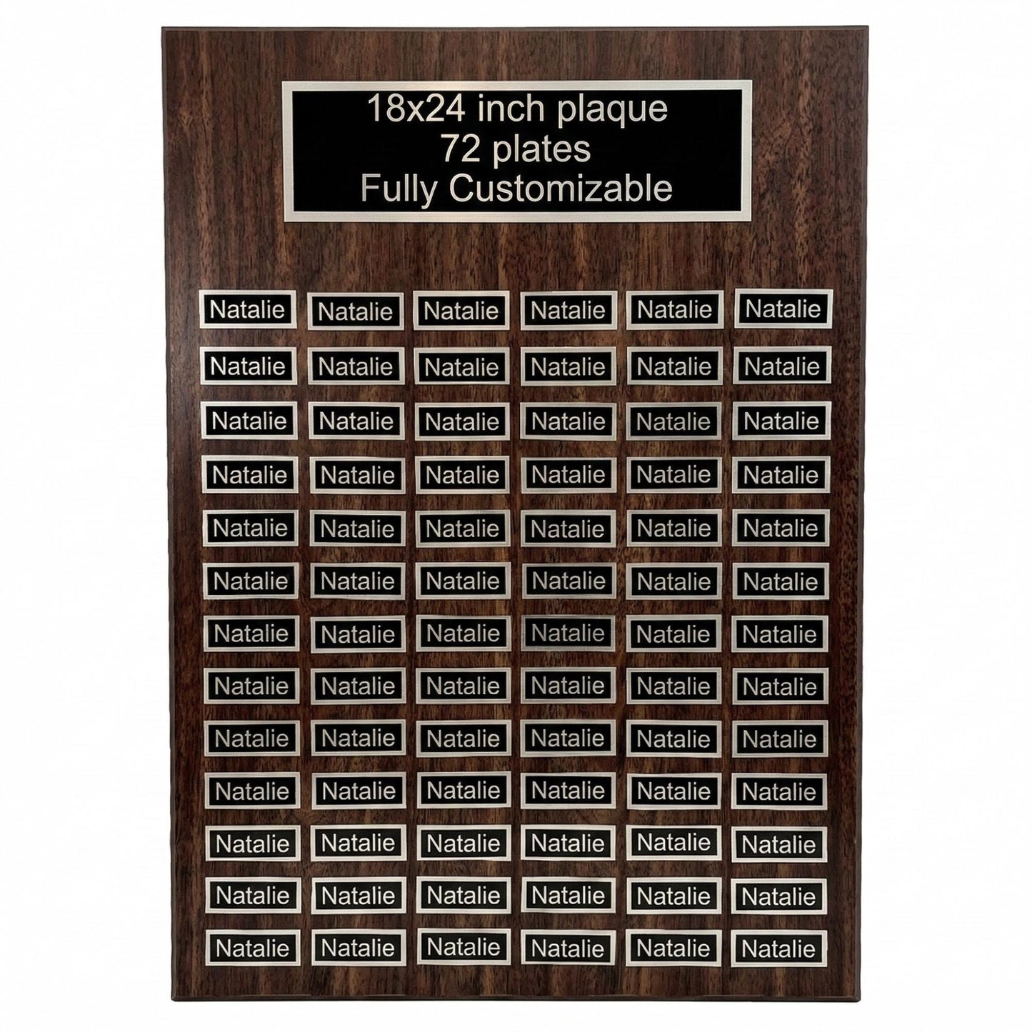 perpetual plaque 72 plates extra large award