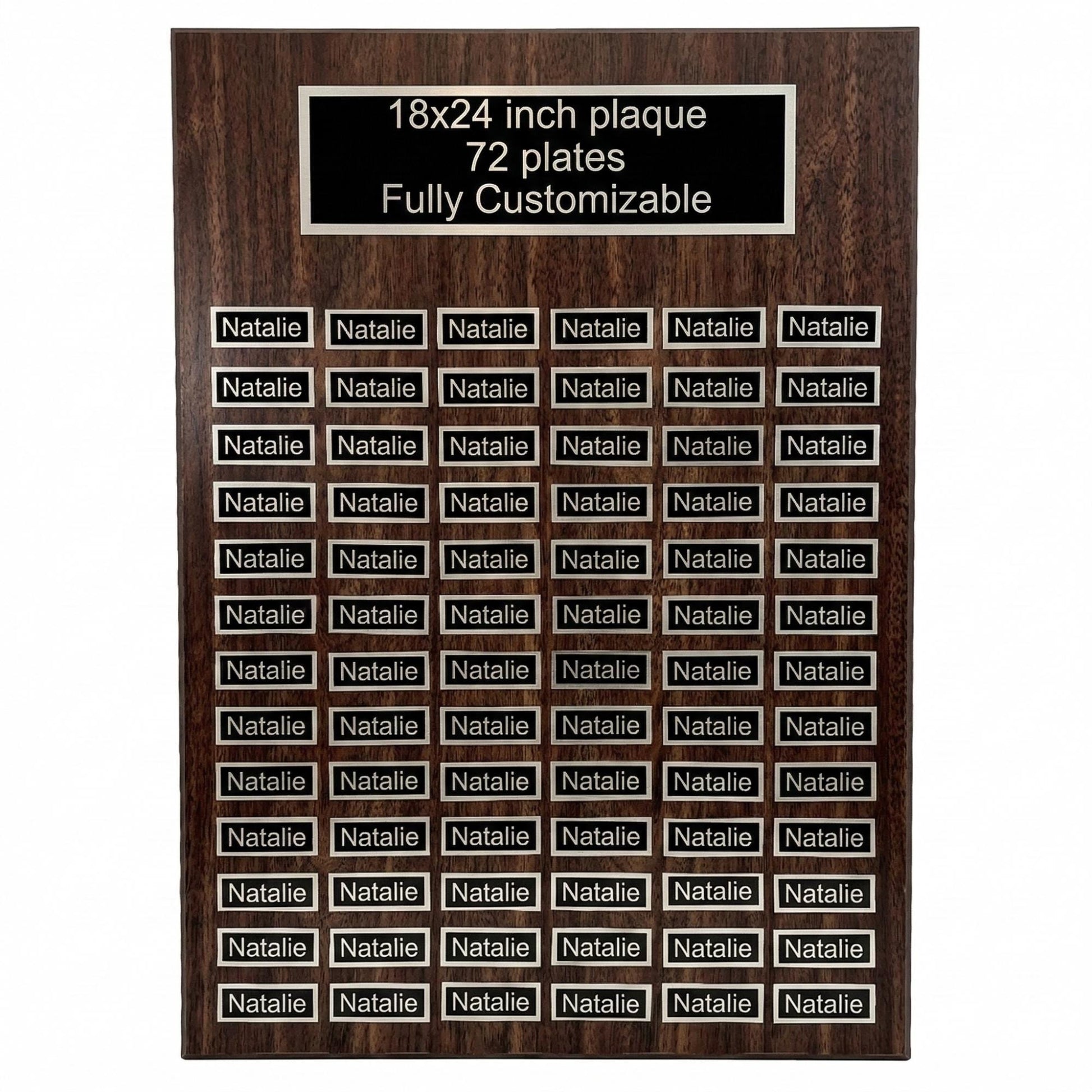perpetual plaque 72 plates extra large award