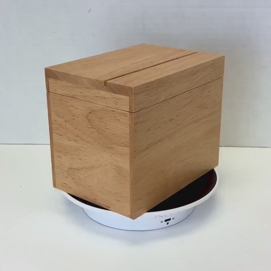 Keepsake Box made from Wood, Memory Box for Mementos & Souvenirs, Gift for Wedding, Birthday, Housewarming, 6.75 x 4.75 x 5.75 inch