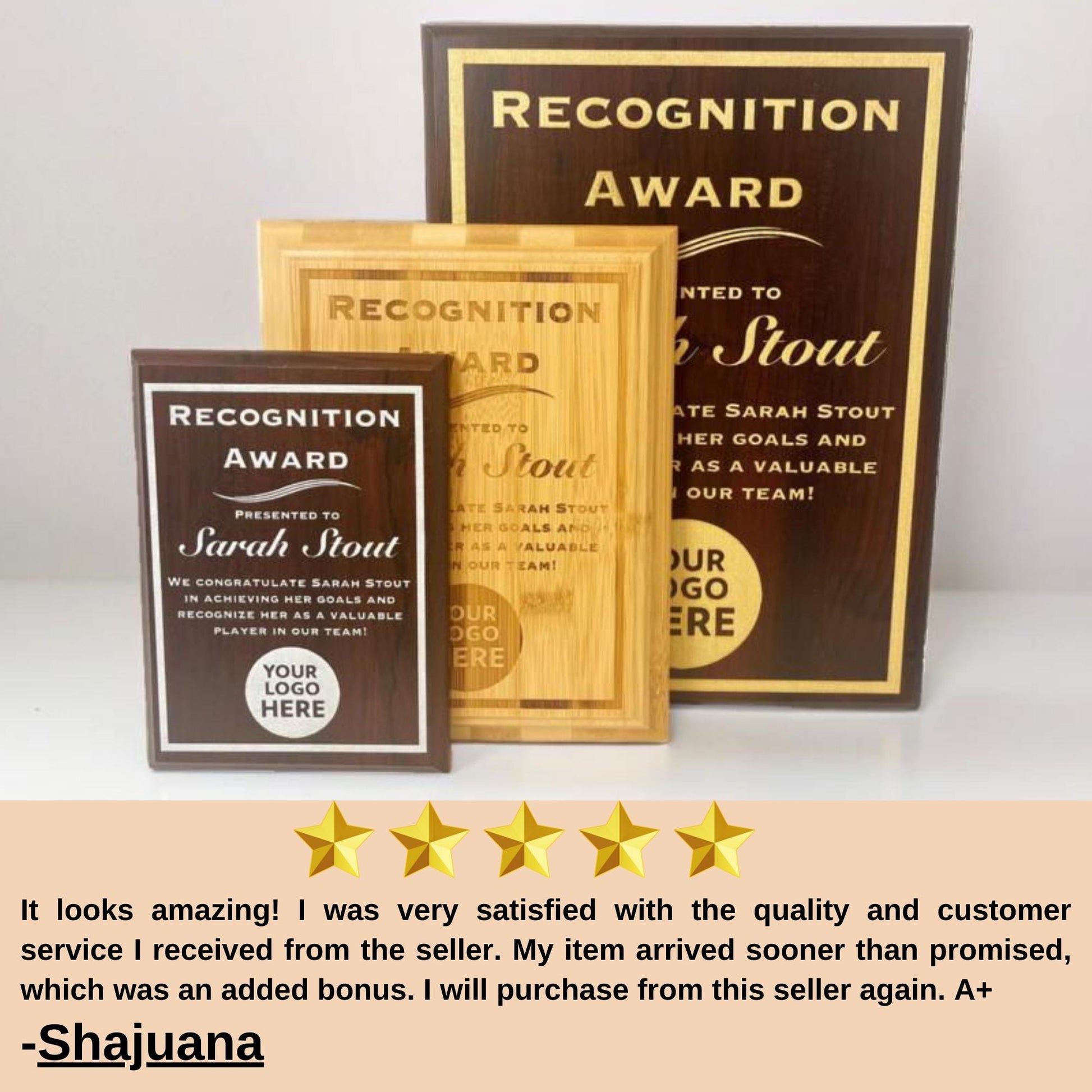 recognition award plaque reviews