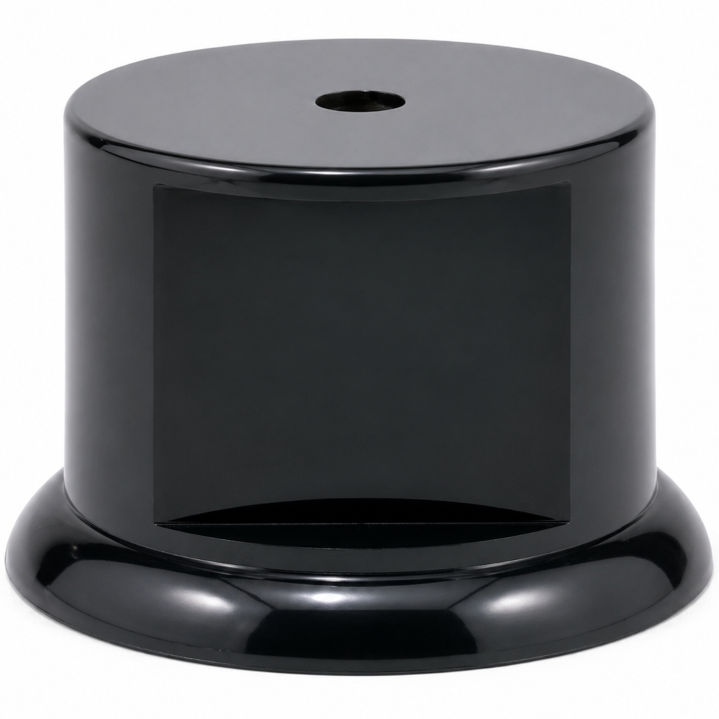 Round Black Gloss Display Pedestal Base (3 Sizes) – Stand for Trophies & Models