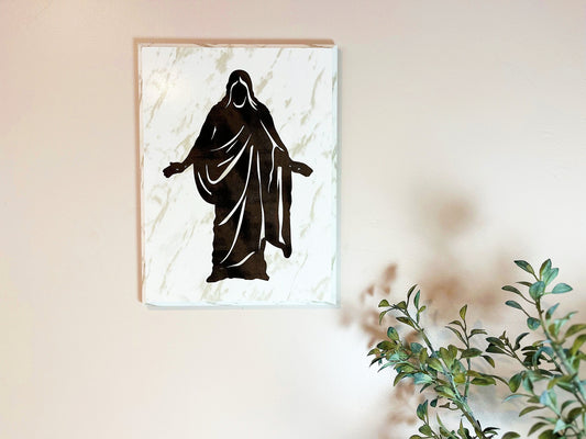 Jesus Christ Plaque, LDS Women Gift, Faith Plaques, , The Family Proclamation, The Christus, The Living Christ Set, LDS Wall Decor